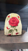 Belle red rose backpack NWT