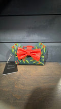 Minnie Mouse holly wallet NWT