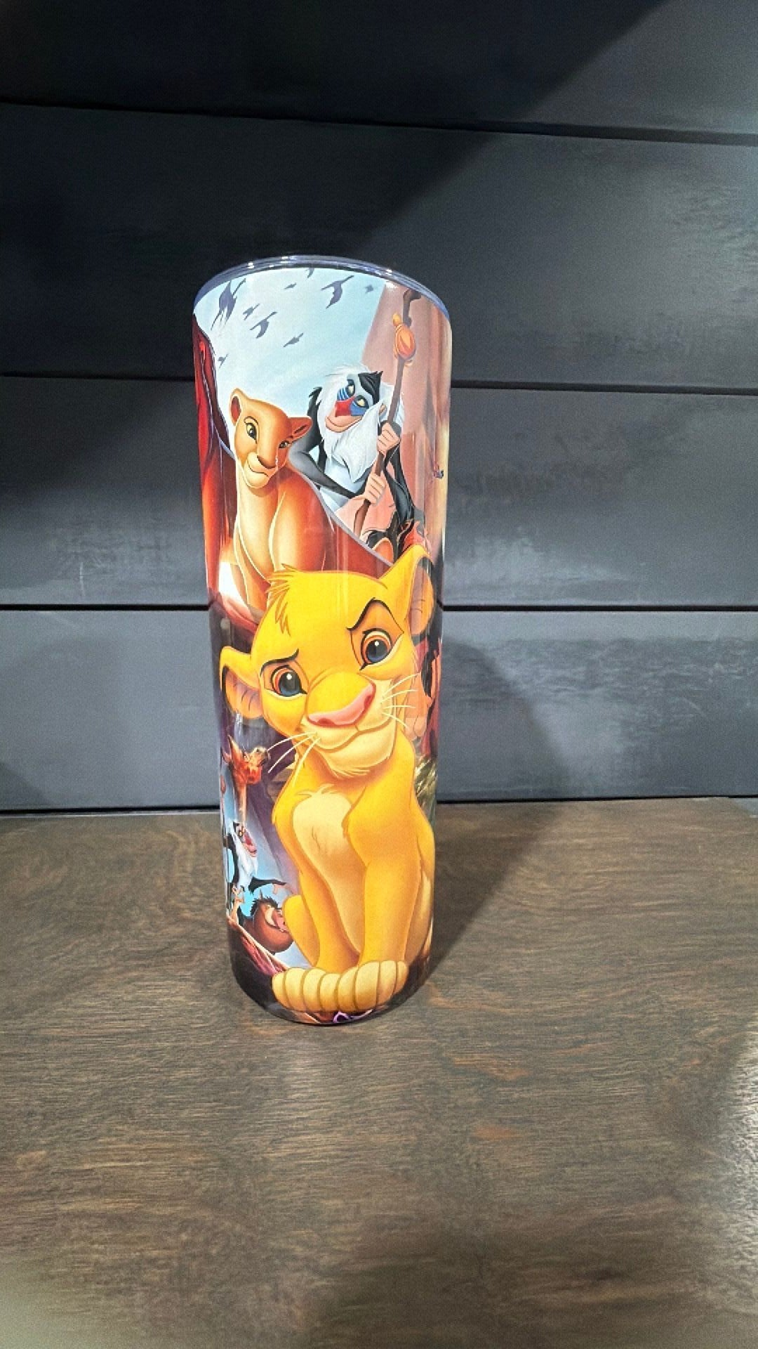 Lion king tumbler NWOT
