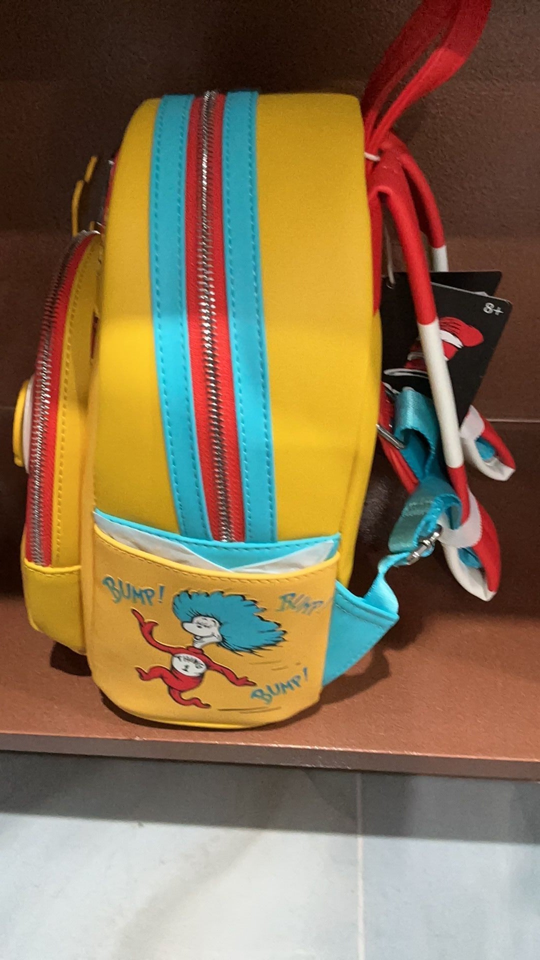 Cat and the hat backpack NWT