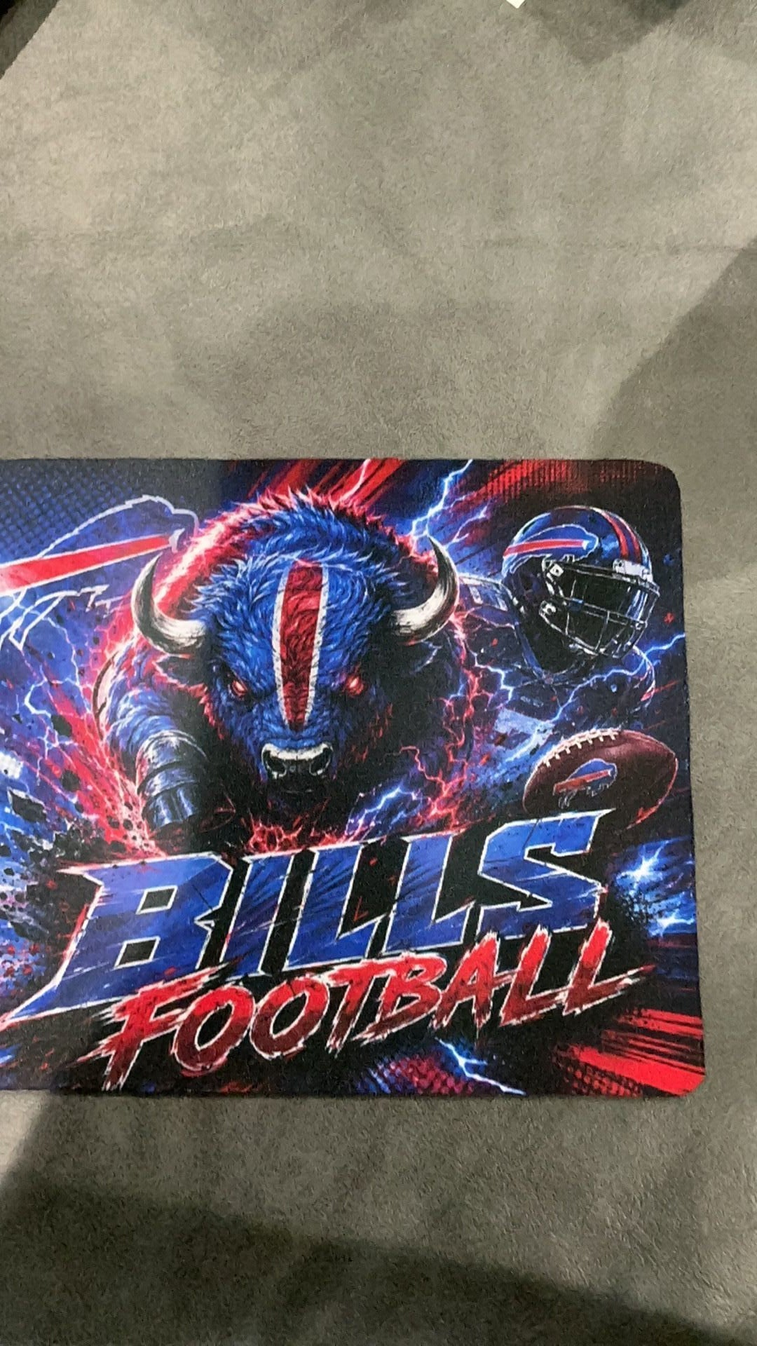 Bills football inspired mouse pad