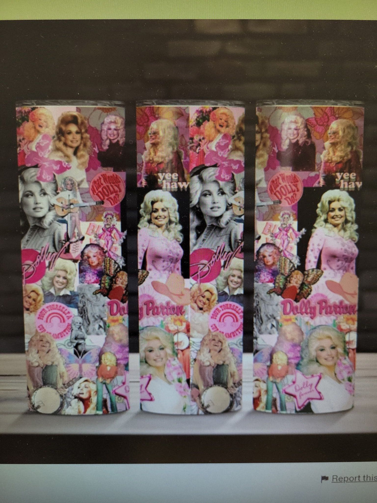 Dolly Parton tumbler