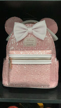 Loungefly NWT Mini Backpack- Minnie Mouse Cotton Candy Sequin
