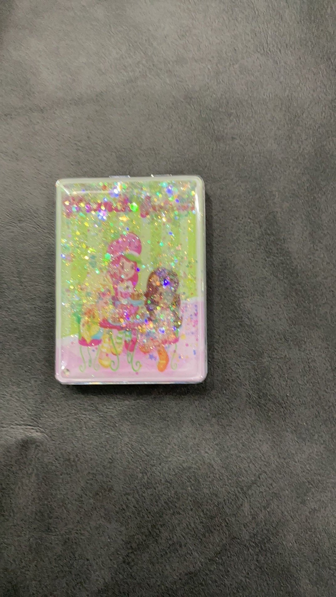 Strawberry shortcake glitter mirror NWOT