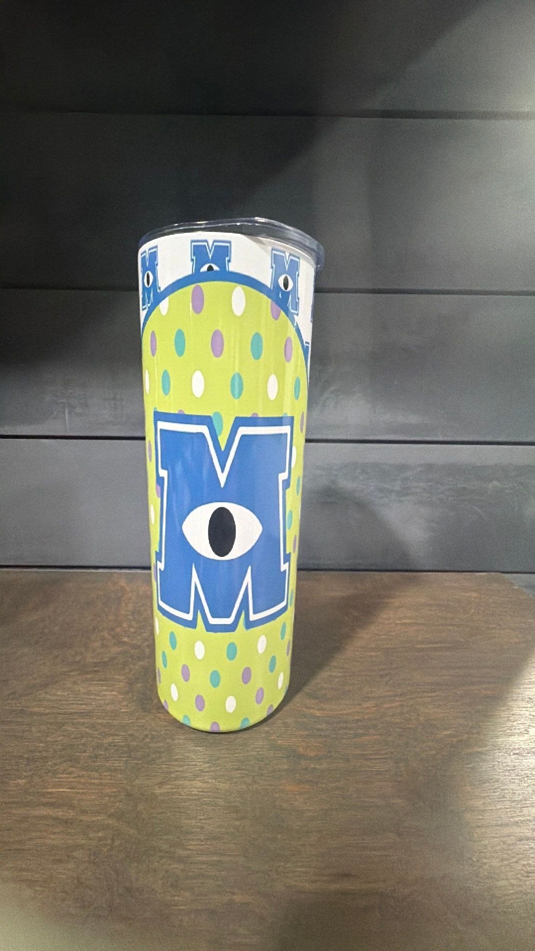 Monsters university inspired tumbler