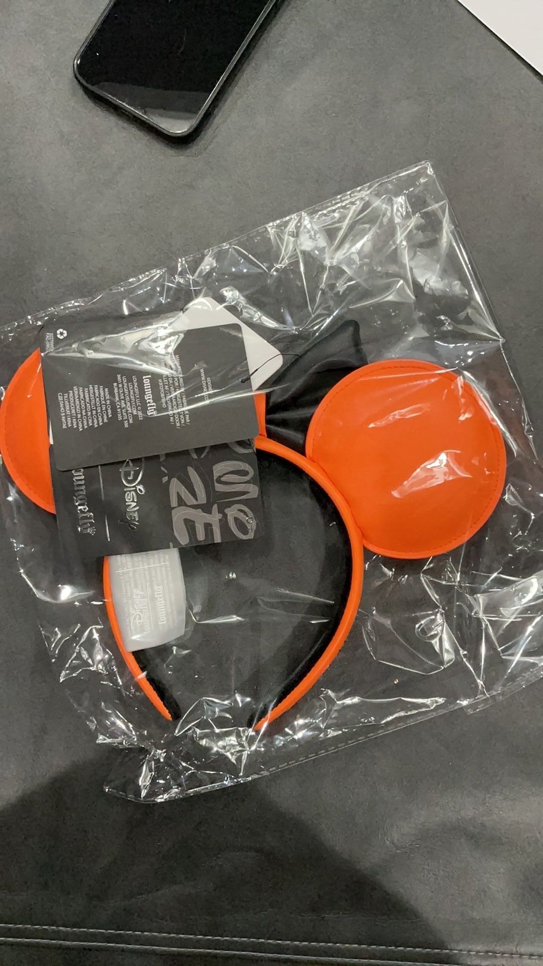 Minnie Mouse spider ears NWT