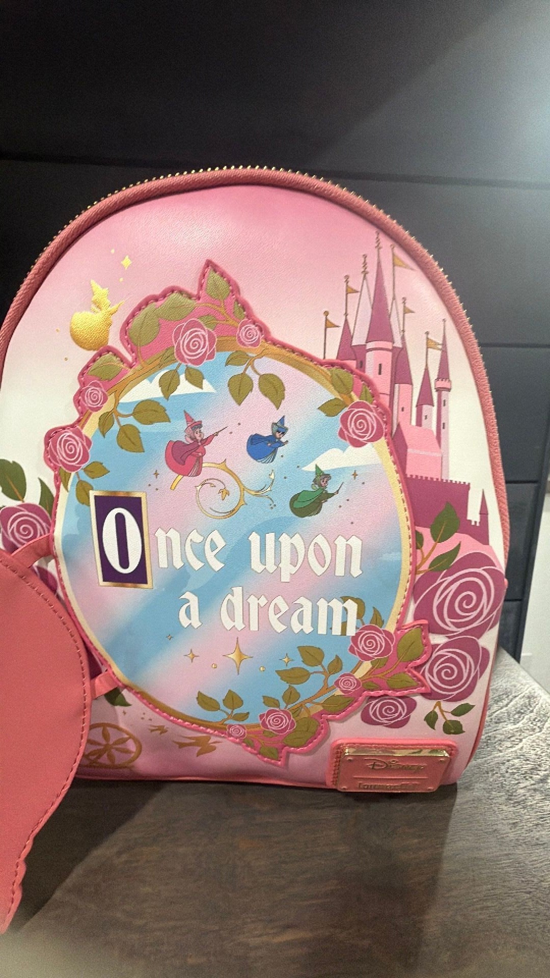 Sleeping beauty backpack NWT