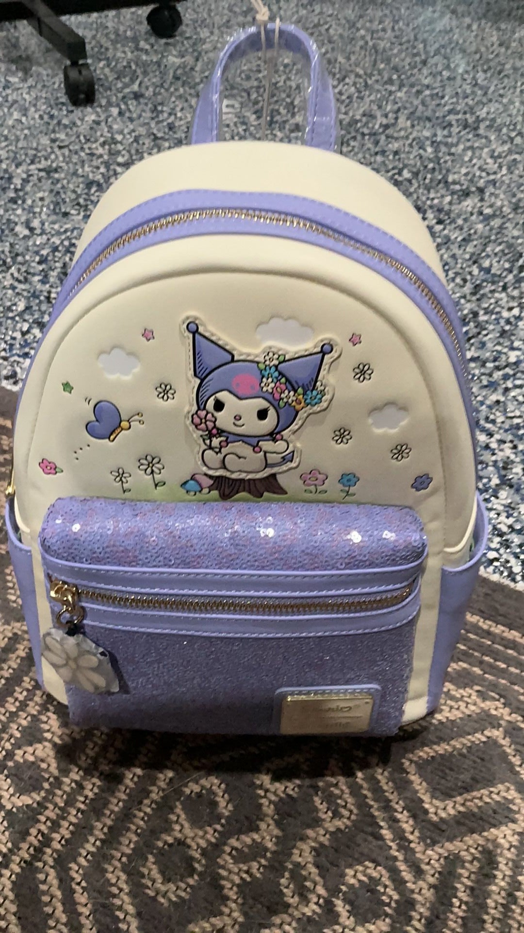 Kuromi backpack NWT