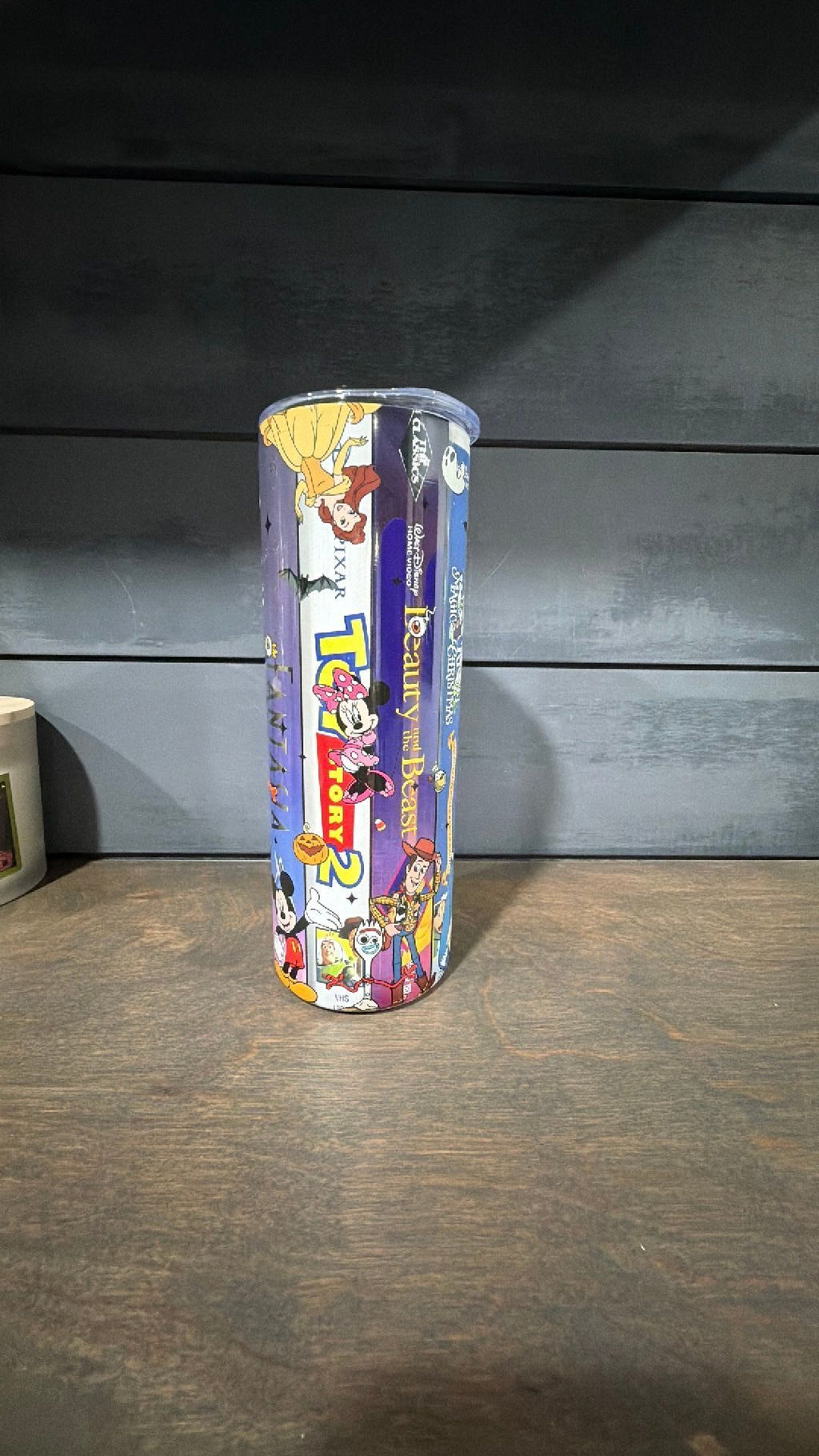 Disney books inspired tumbler