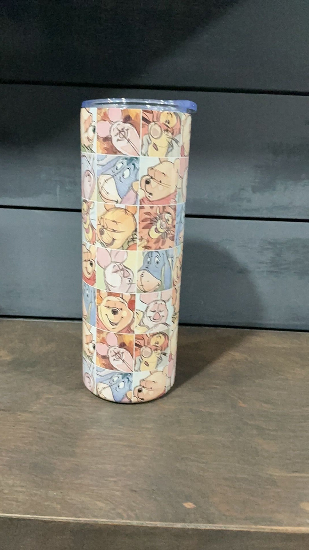 Winnie the Pooh and friends inspired tumbler