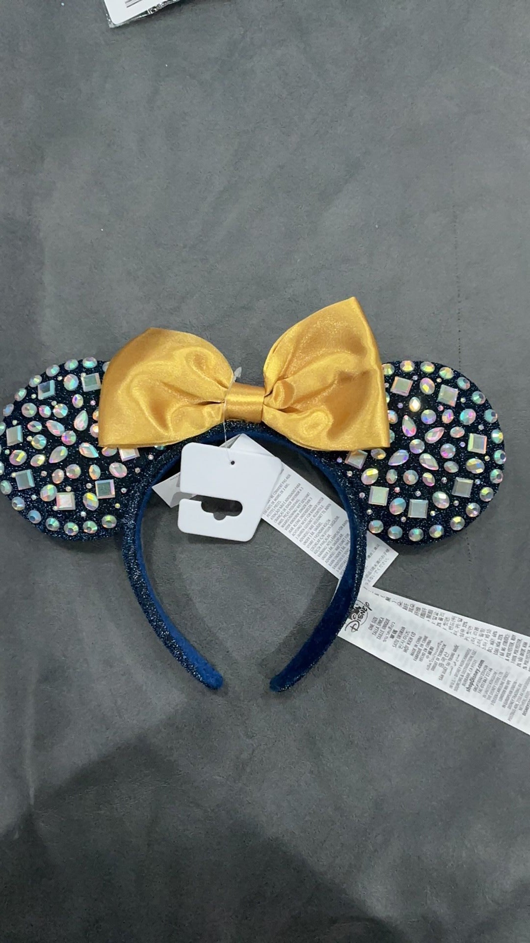 Minnie Mouse jeweled ear headband NWT