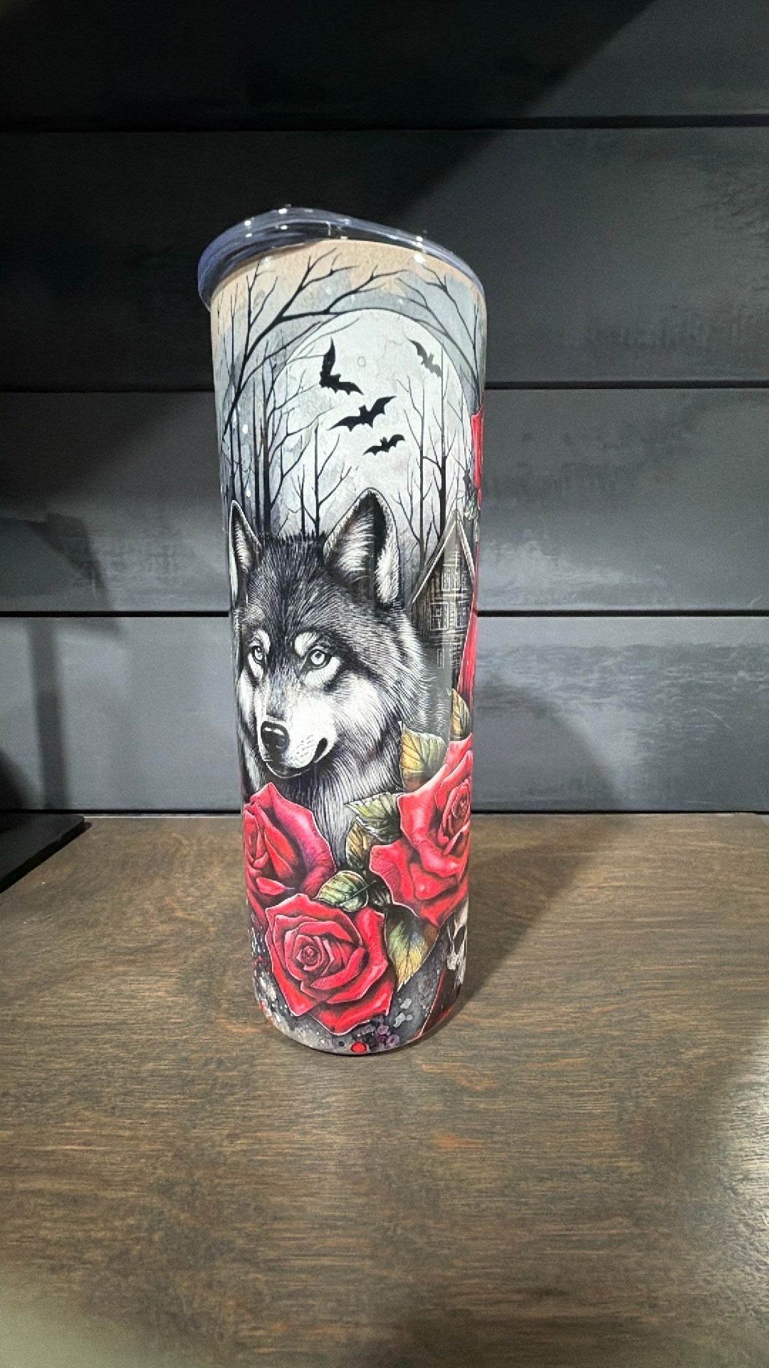 Red ridding hood inspired tumbler