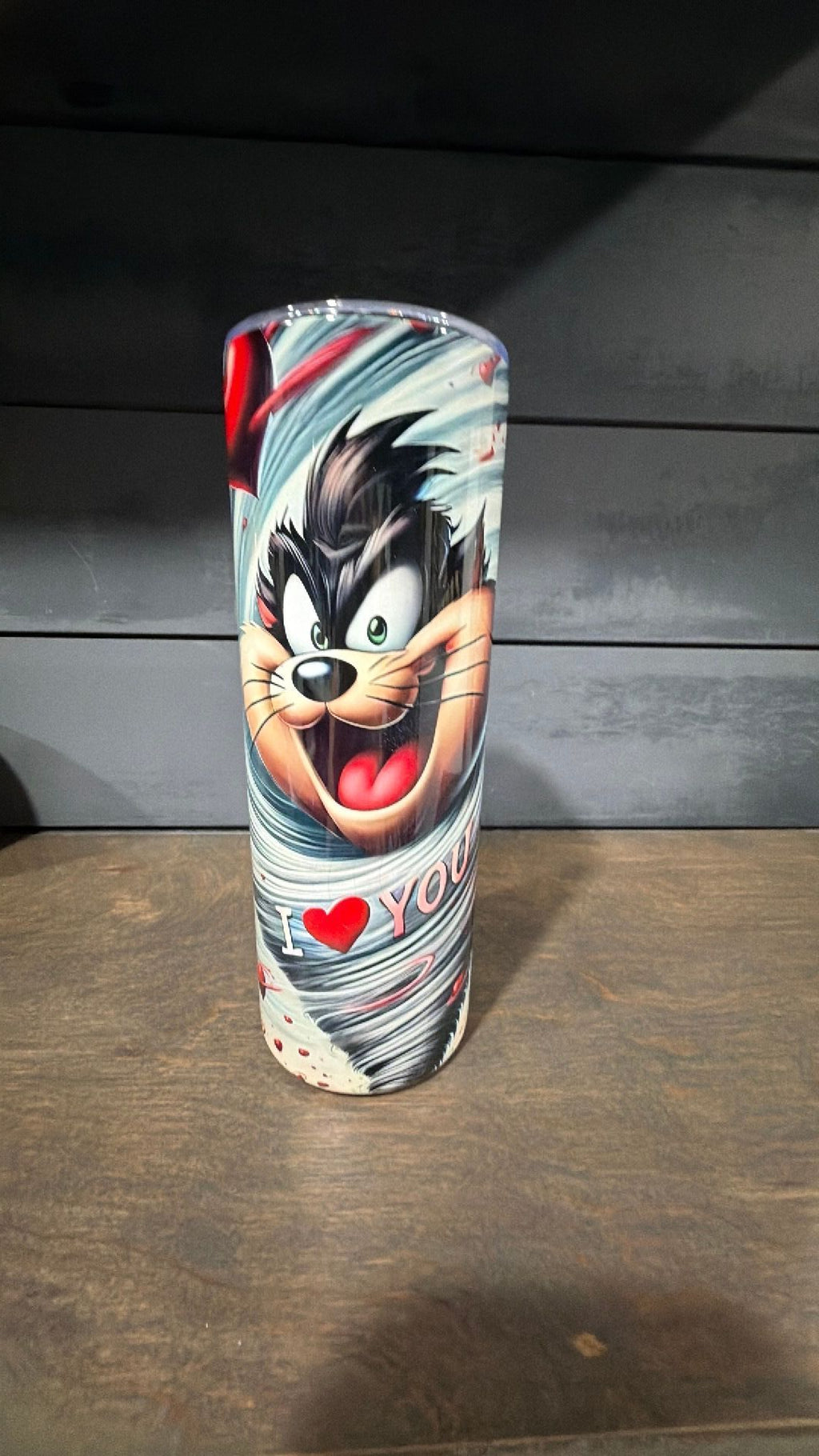Taz inspired tumbler