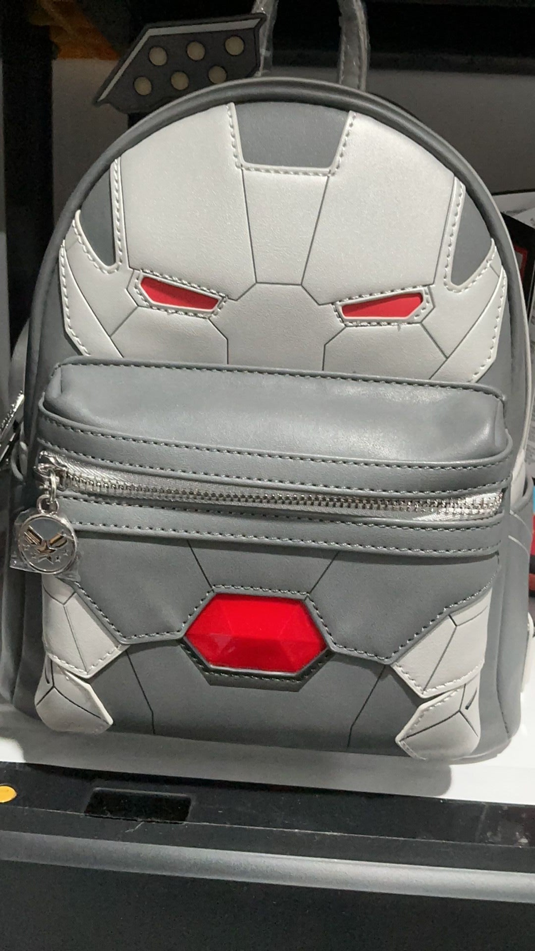 Marvel Iron Man War Machine Cosplay Mini Backpack Lights up Loungefly