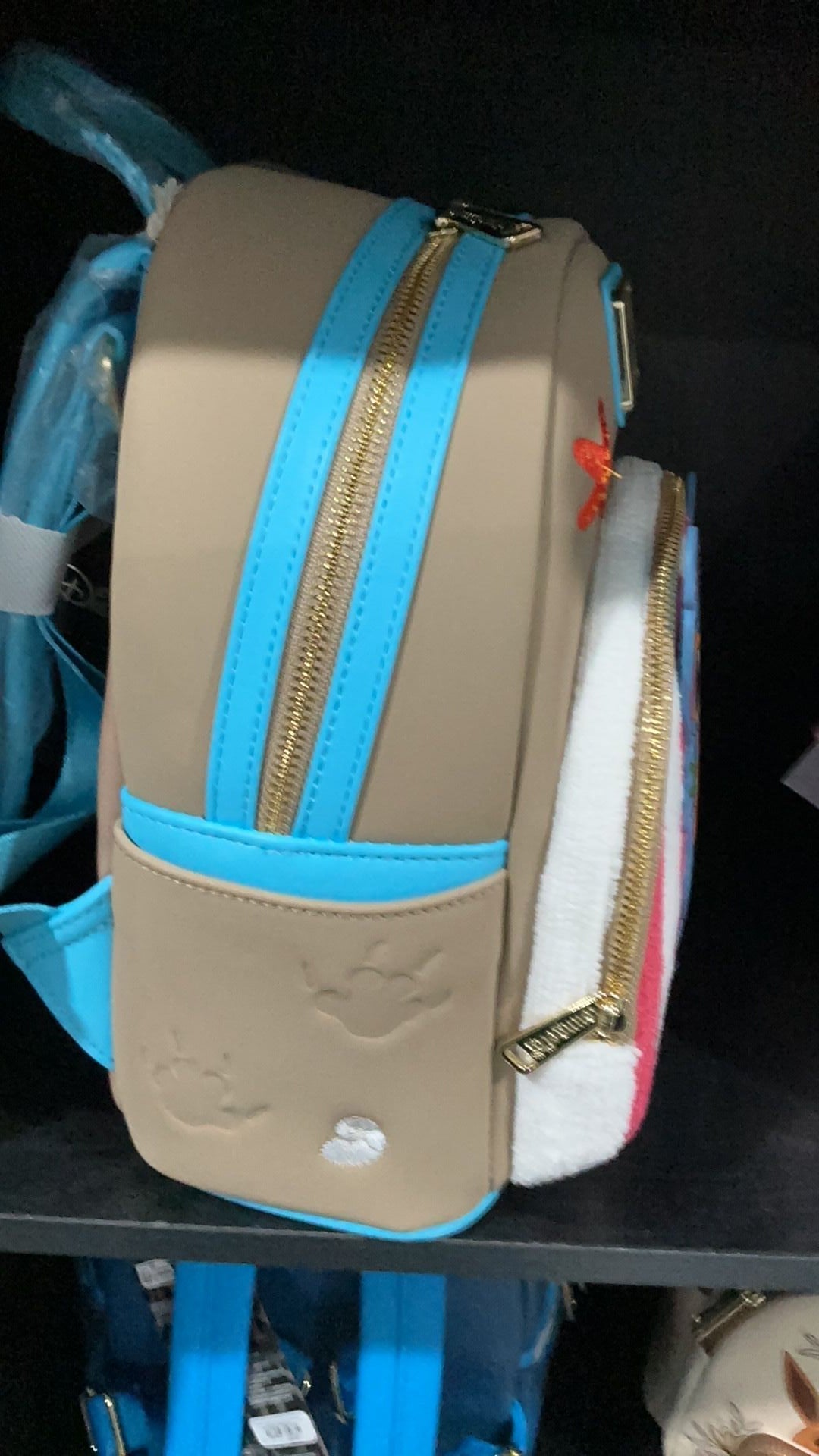 Stitch beach towel backpack NWT