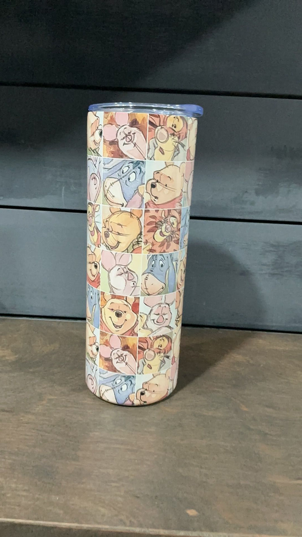 Winnie the Pooh and friends inspired tumbler