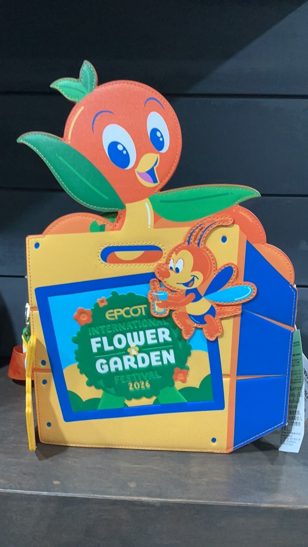 Orange bird Backpack/crossbody NWT