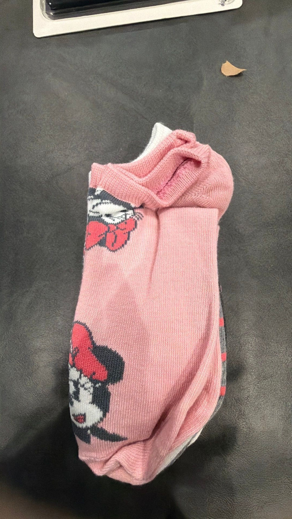 Minnie Mouse socks NWT