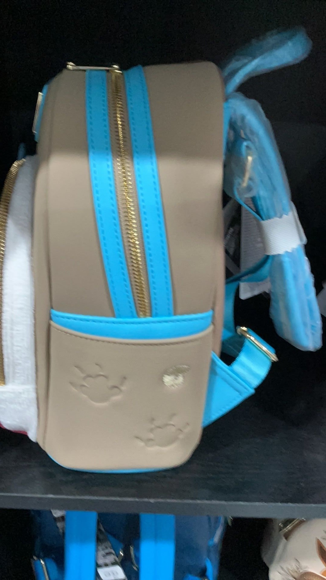 Stitch beach towel backpack NWT