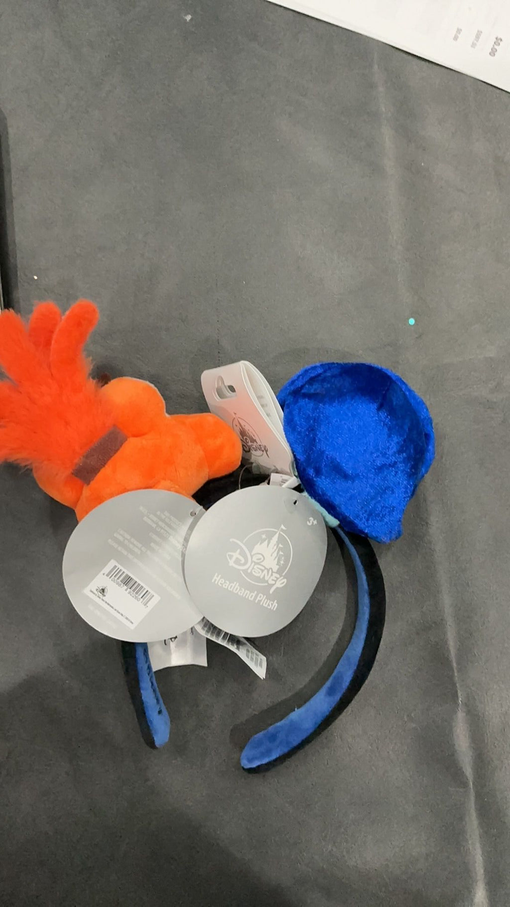 Disney Parks Headband Plush - Inside Out Anxiety