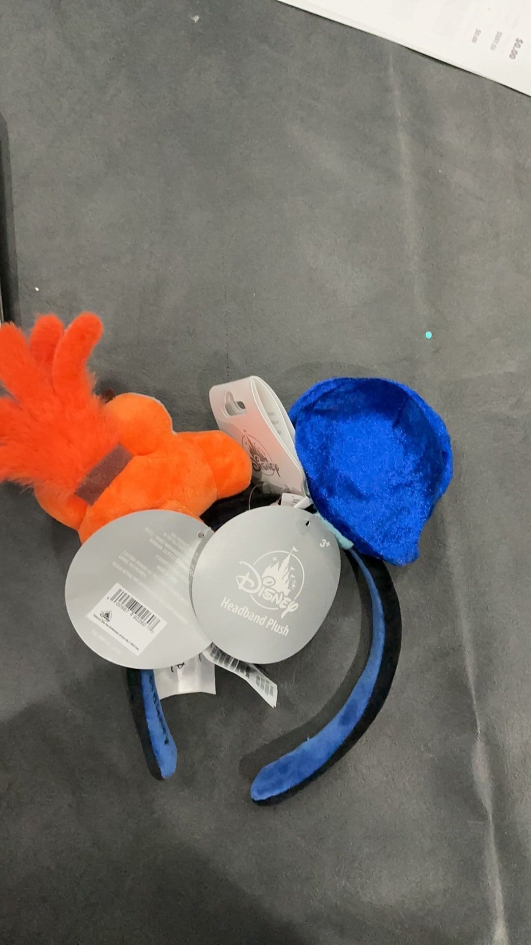 Disney Parks Headband Plush - Inside Out Anxiety