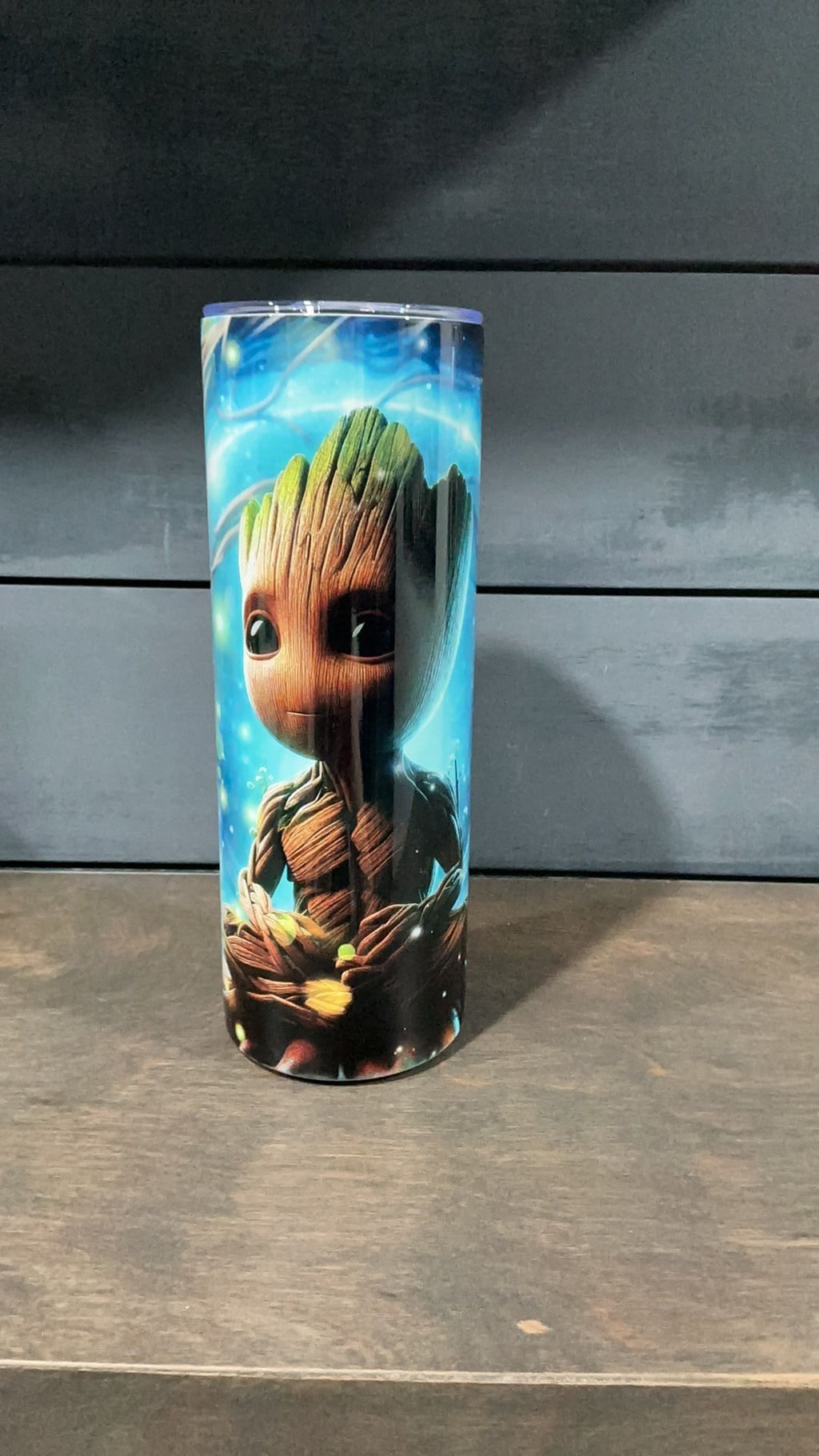 Groot inspired tumbler