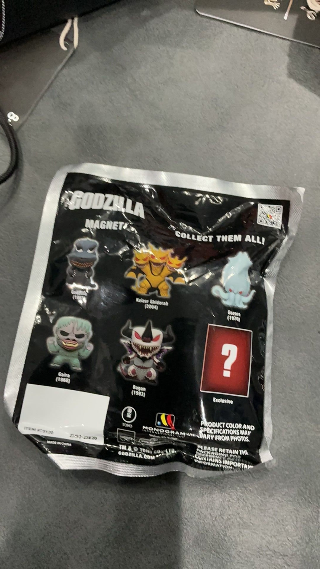 Godzilla magnet NIB