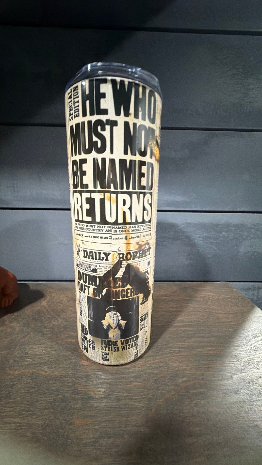 Hufflepuff inspired tumbler