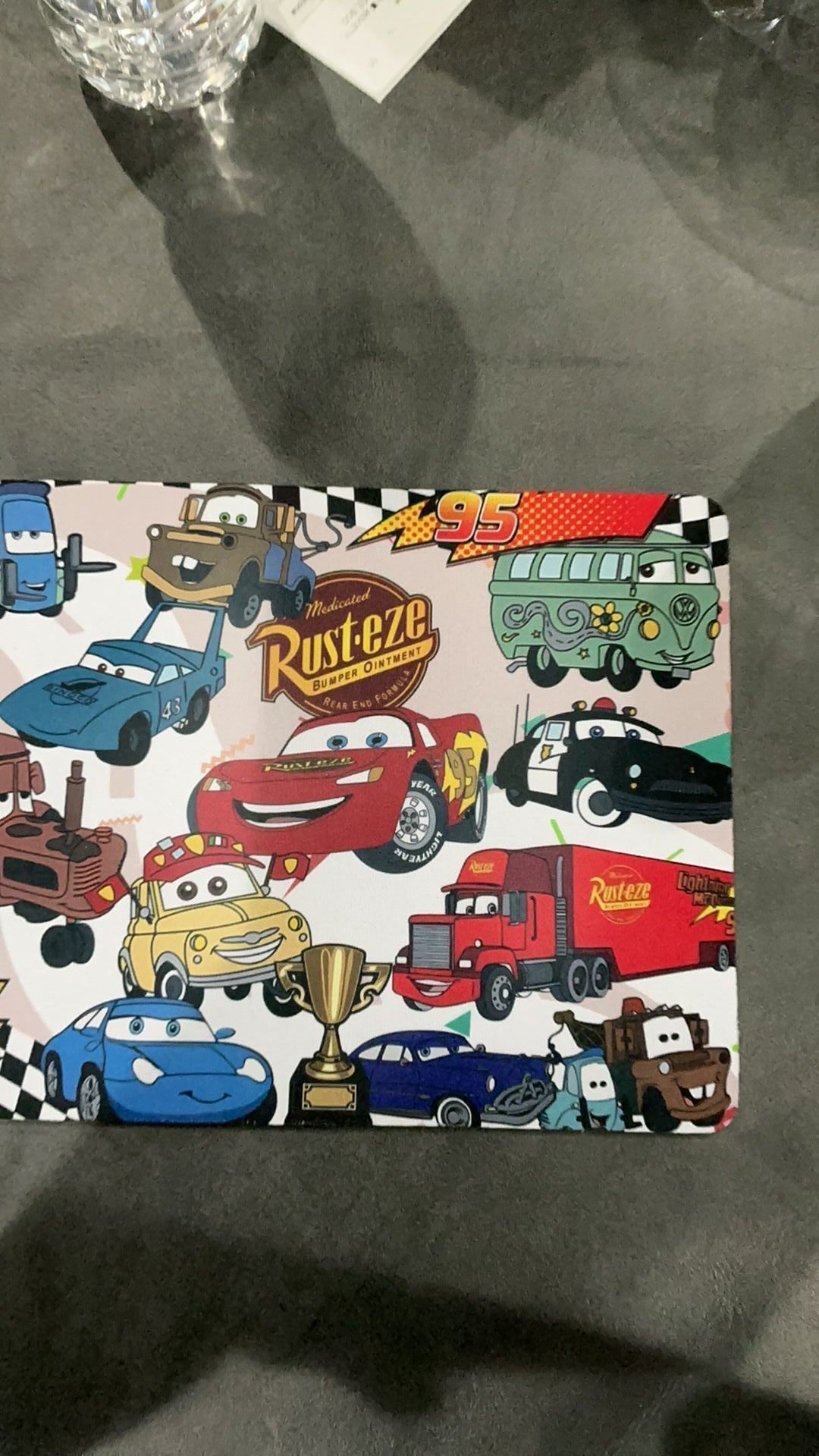 Cars inspired mouse pad