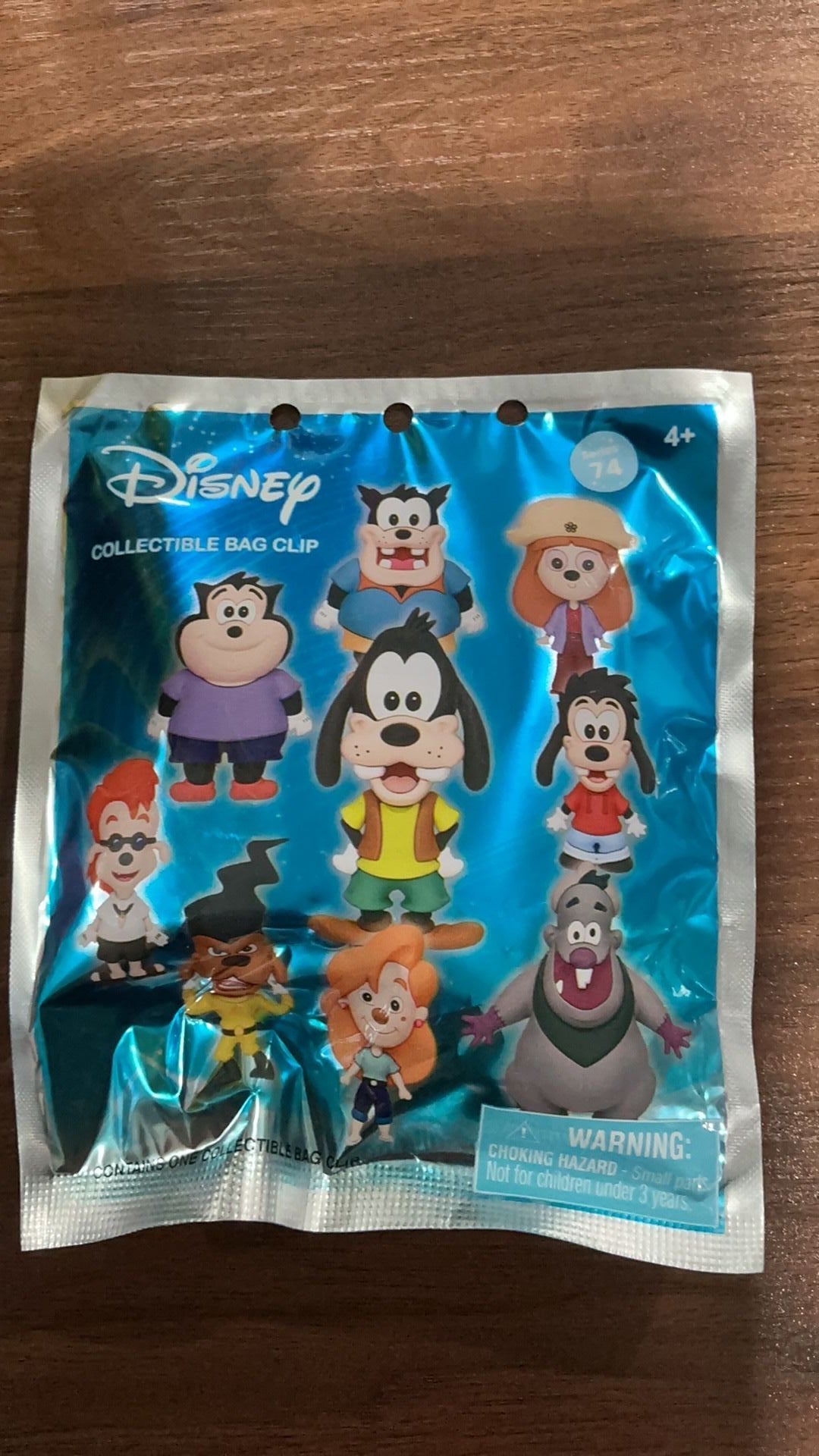 Goofy movie bag clip