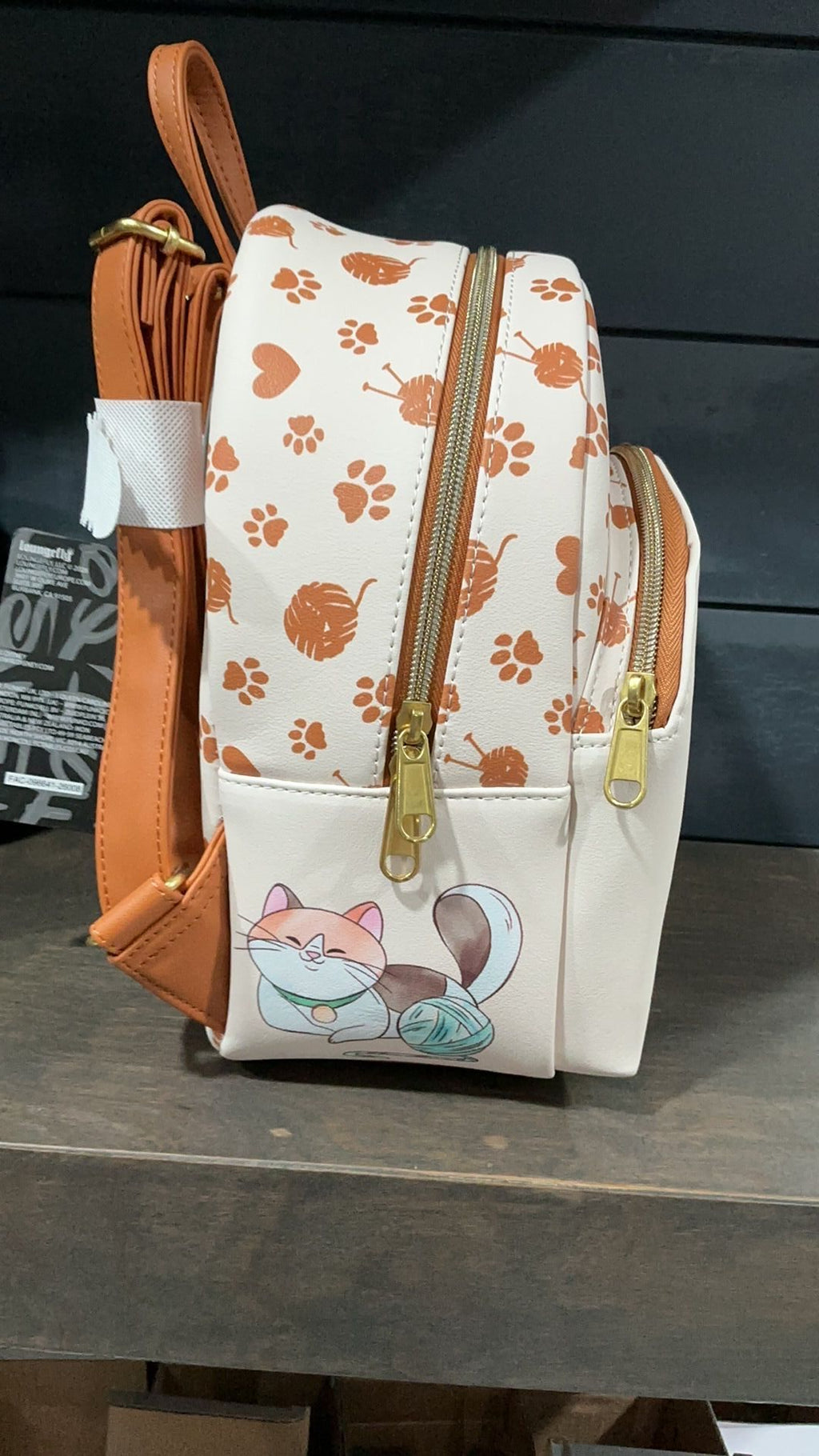 Disney cats backpack NWT
