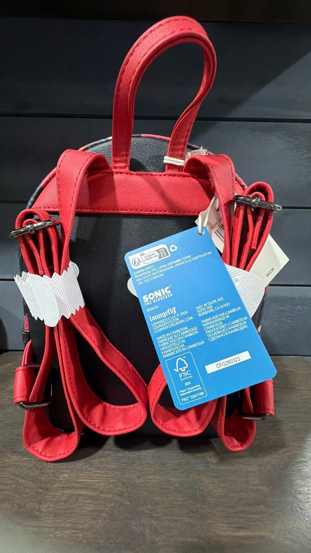 Sonic backpack NWT