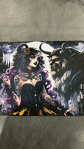 Belle and beast inspired mouse pad