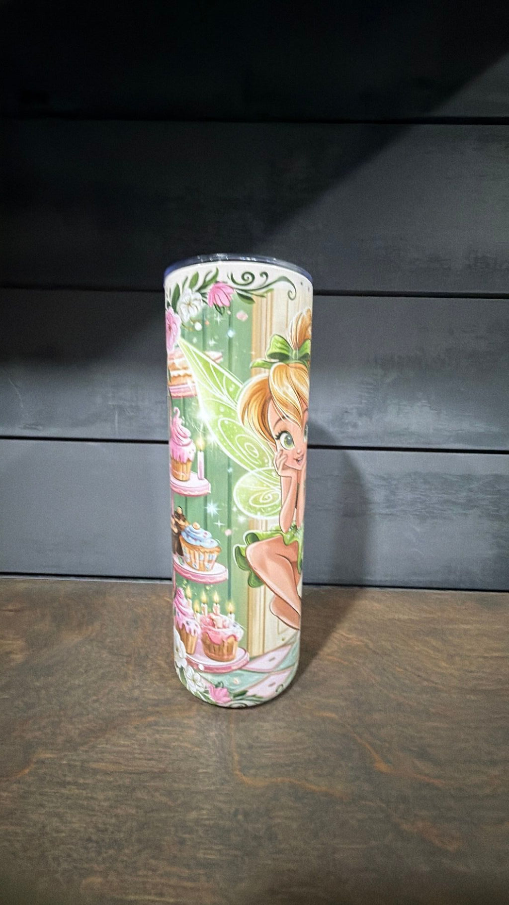 Tinkerbell inspired tumbler