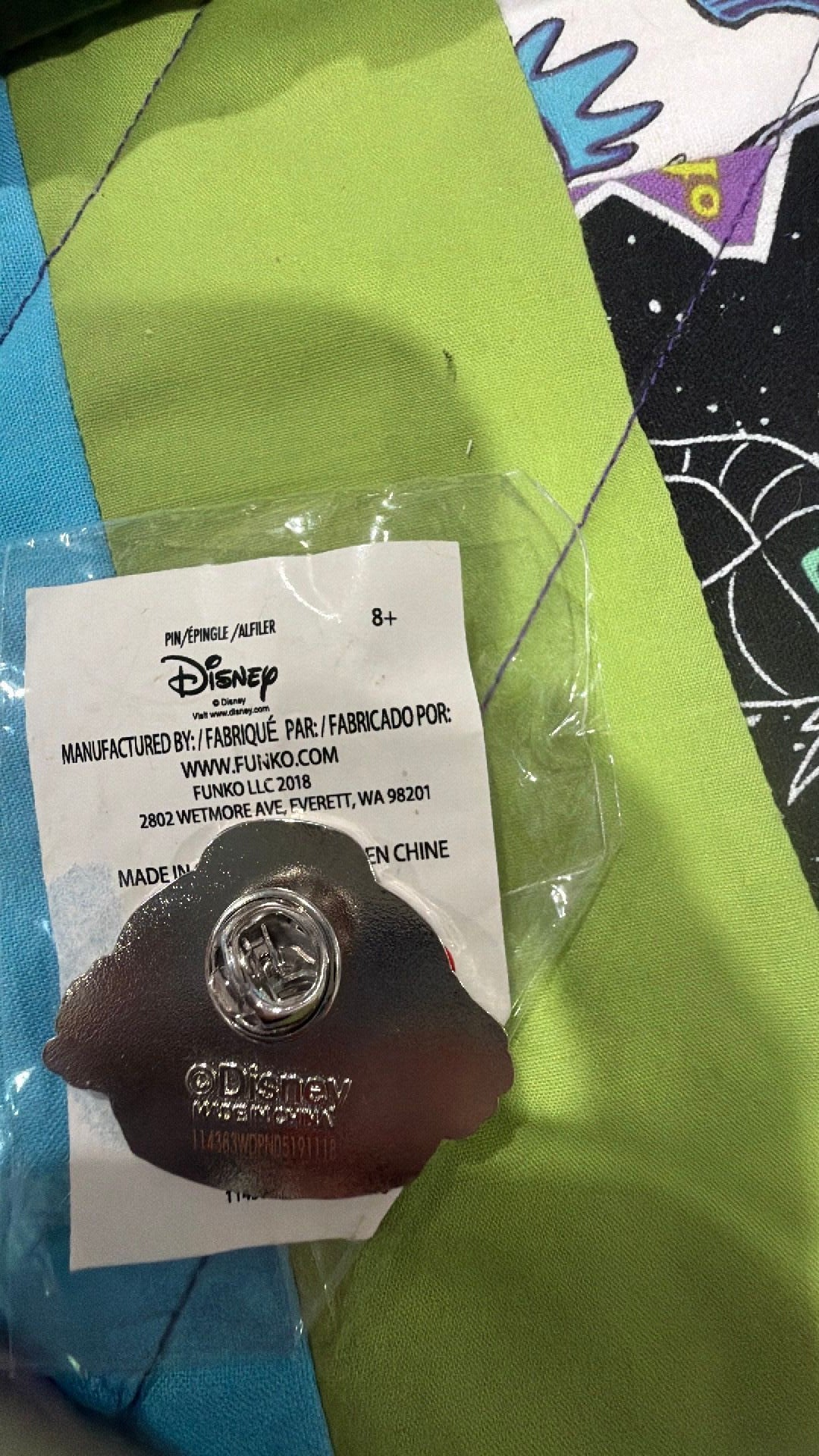 Baby dumbo pin