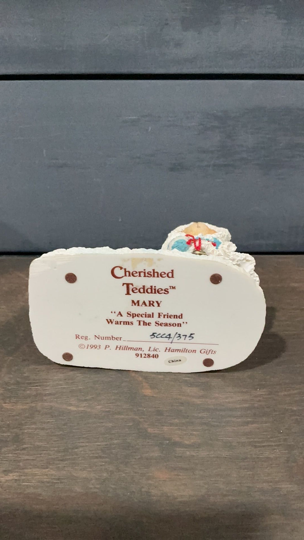 Cherished teddies pre-loved figure