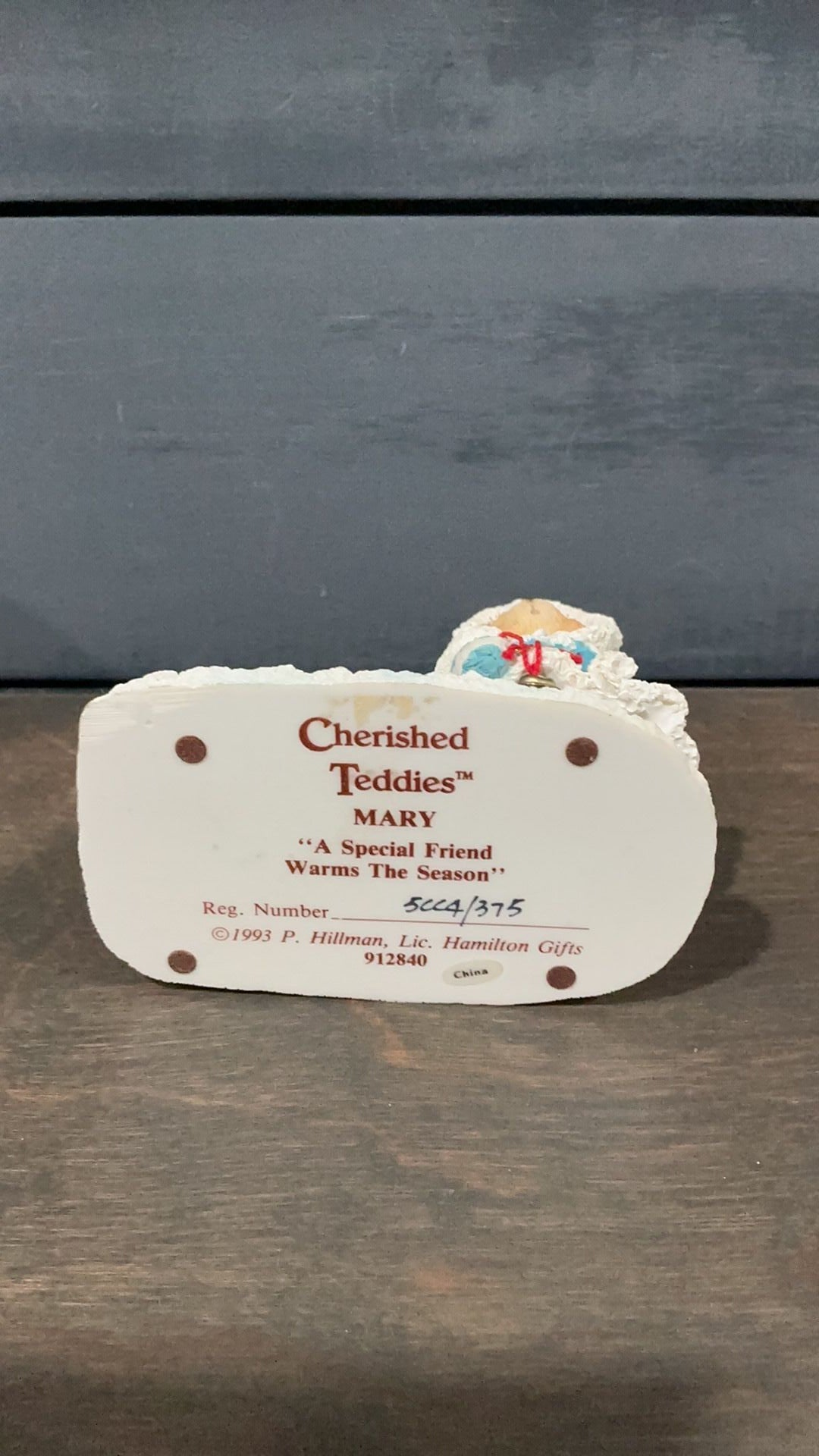 Cherished teddies pre-loved figure
