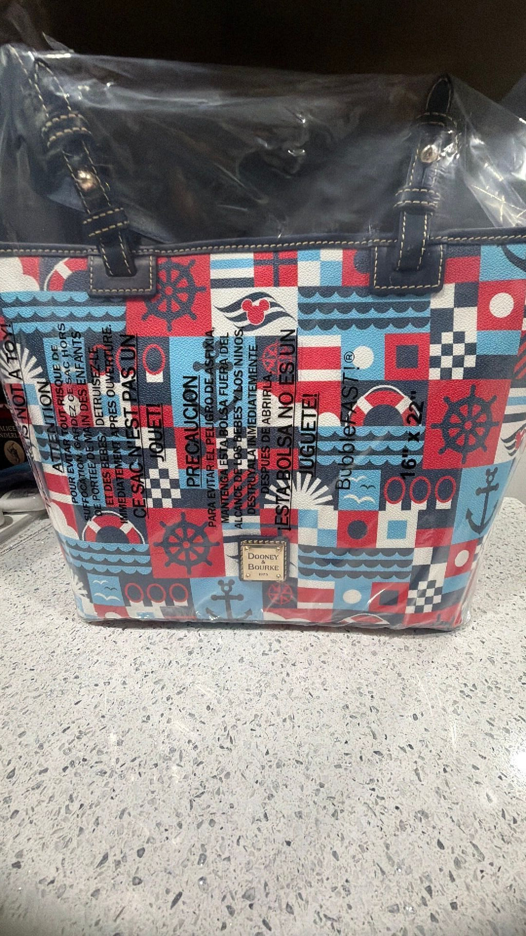 Dooney cruise line tote NWT