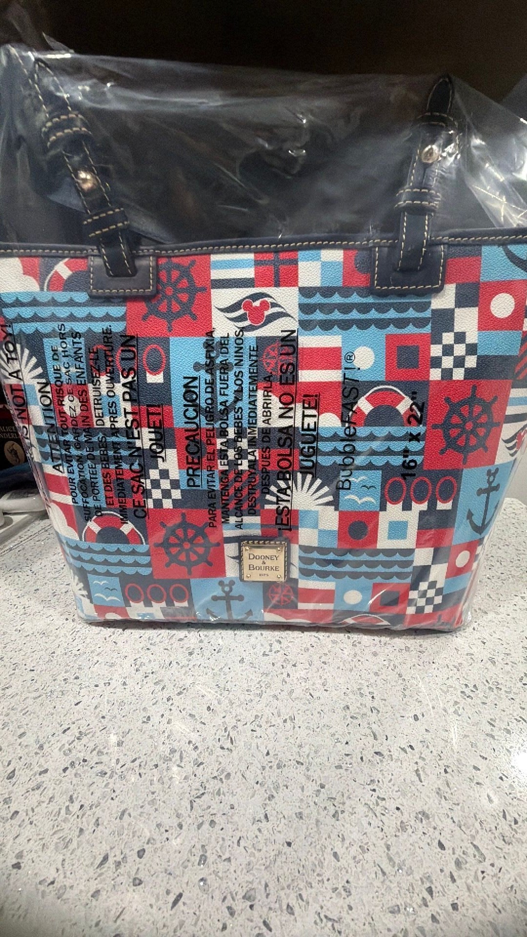 Dooney cruise line tote NWT