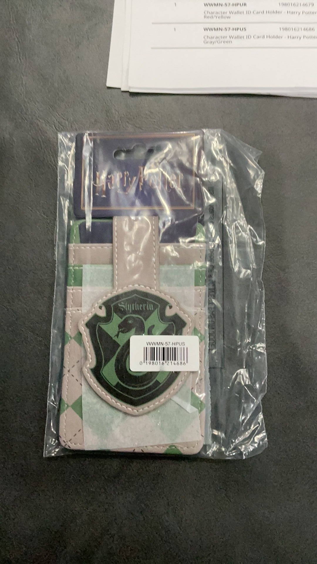 Slytherin card holder NWT