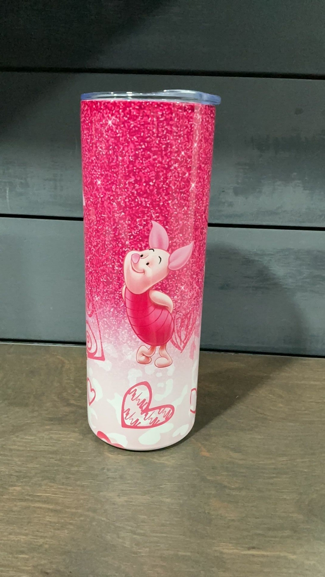 Piglet inspired tumbler