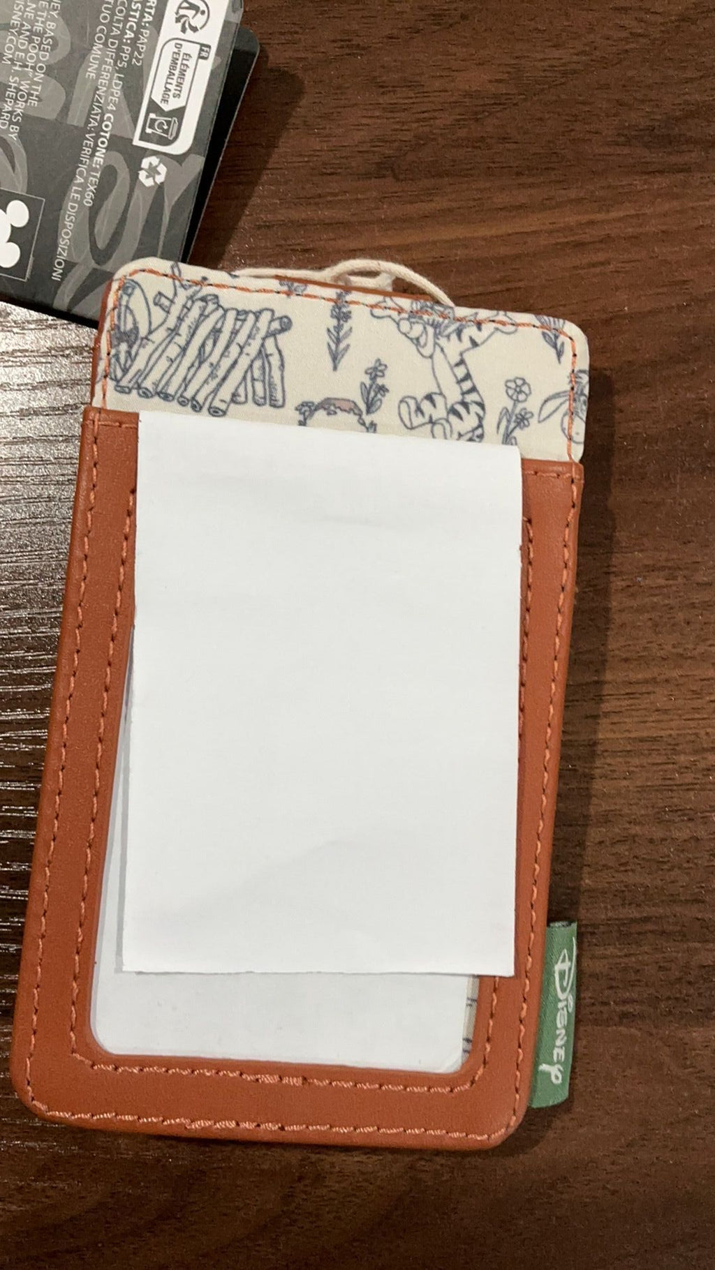 Winnie the Pooh card holder NWT