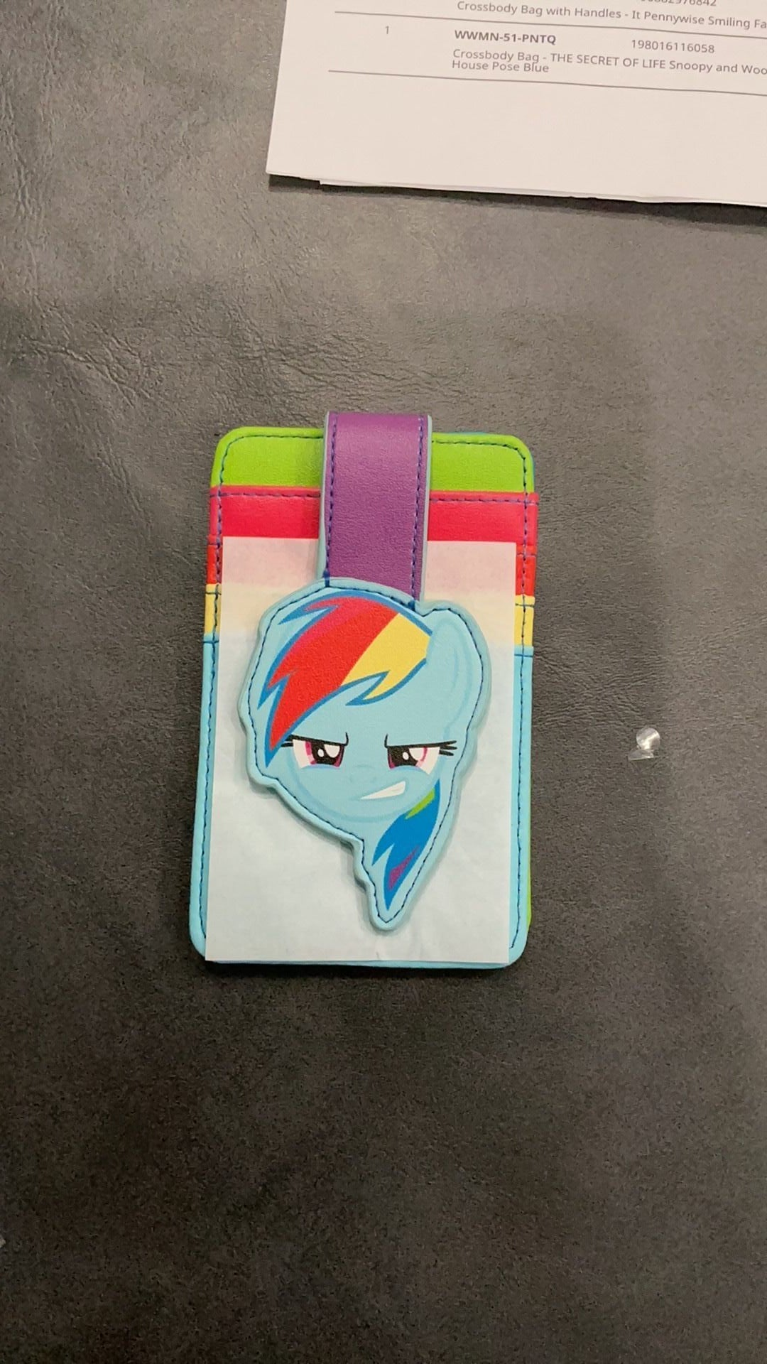 My little pony card holder NWT