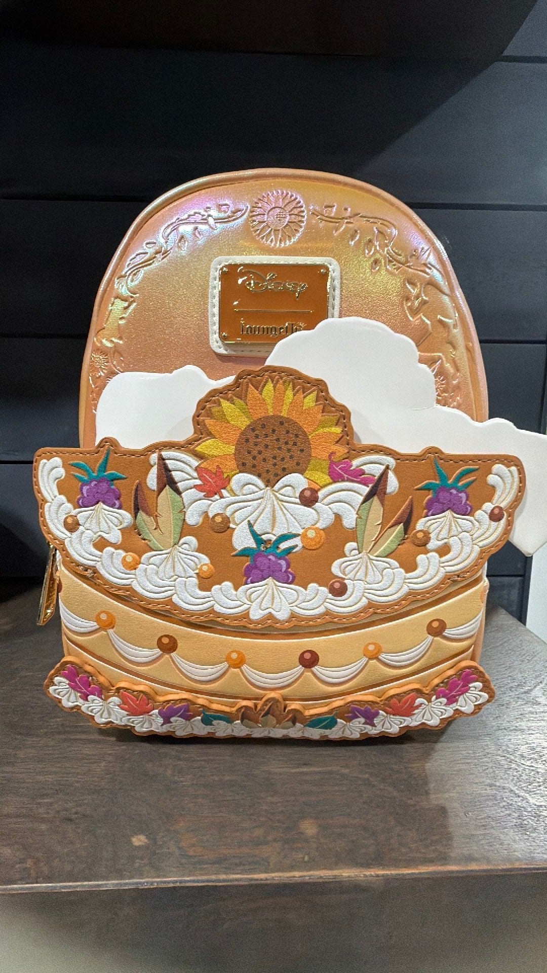Pocahontas cake backpack NWT
