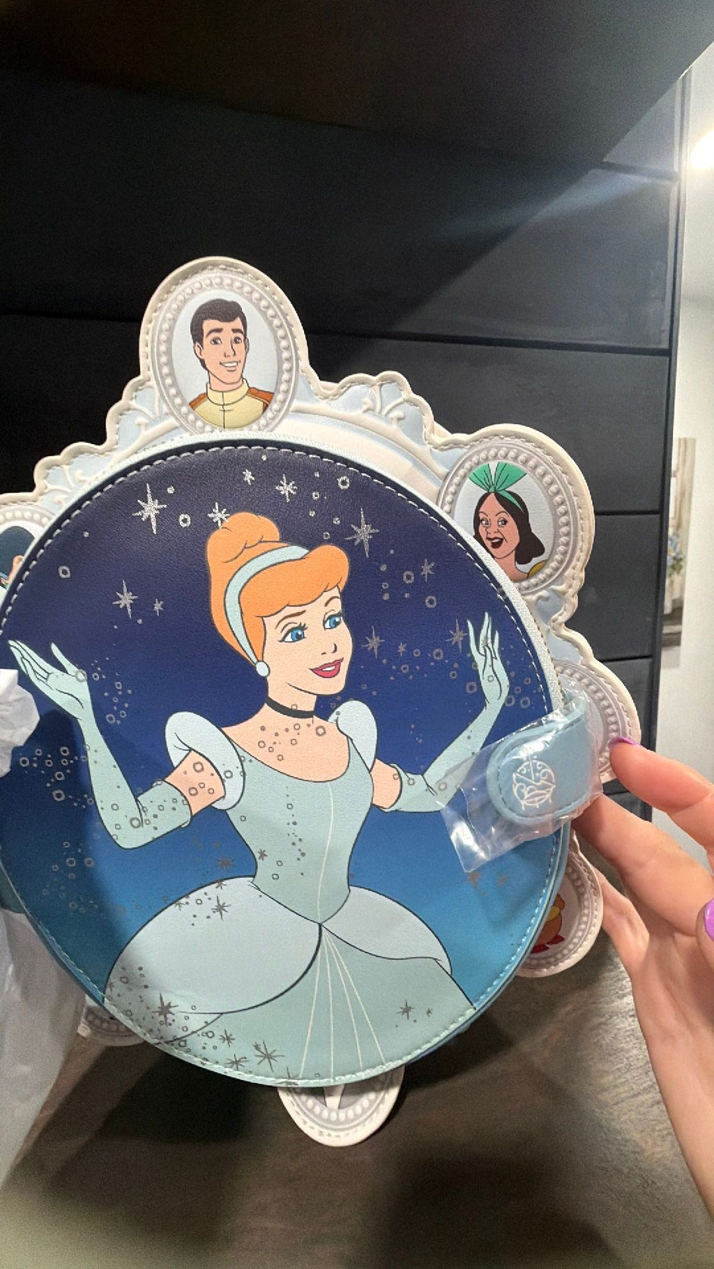 Cinderella cameo backpack NWT