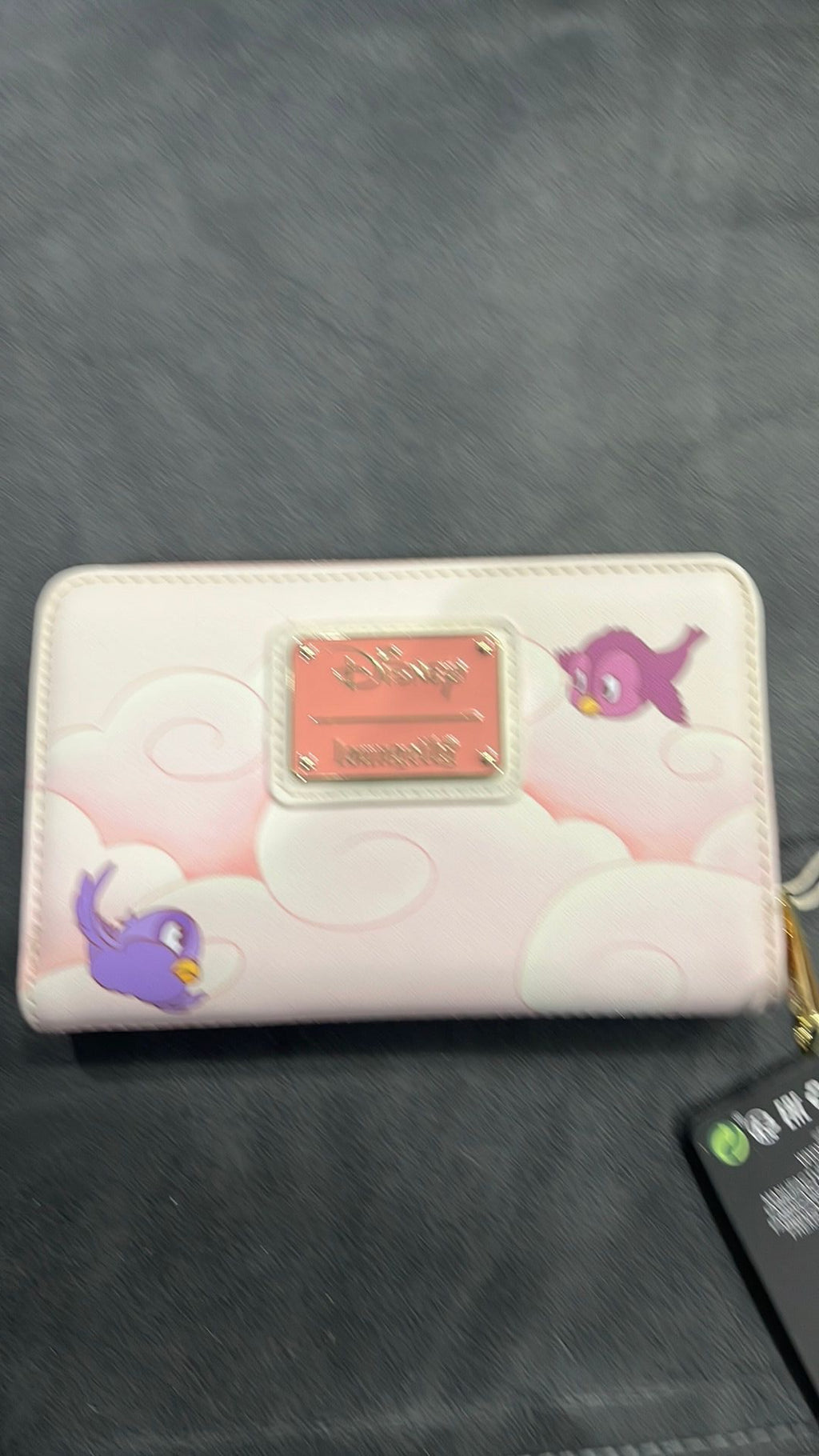 Loungefly Disney NWT  Hercules 25th Anniversary Meg & Herc Zip Around Wallet Hercules One Size
