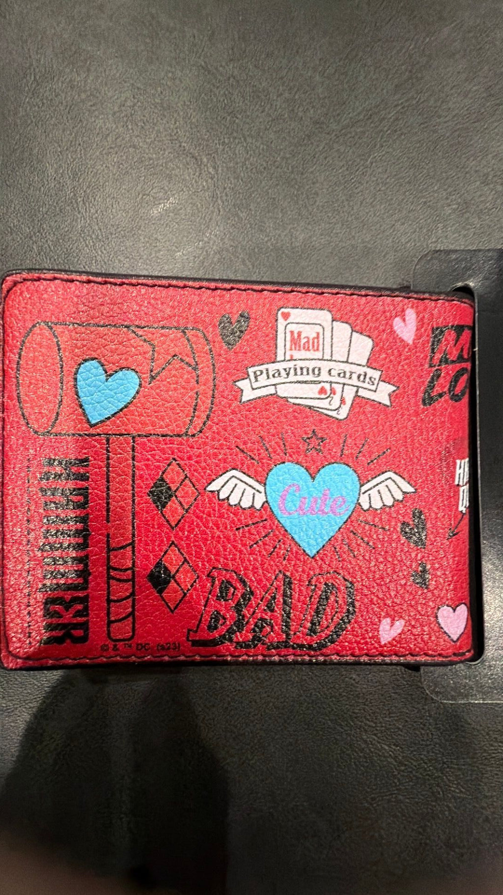 Harley Quinn bifold wallet NWT