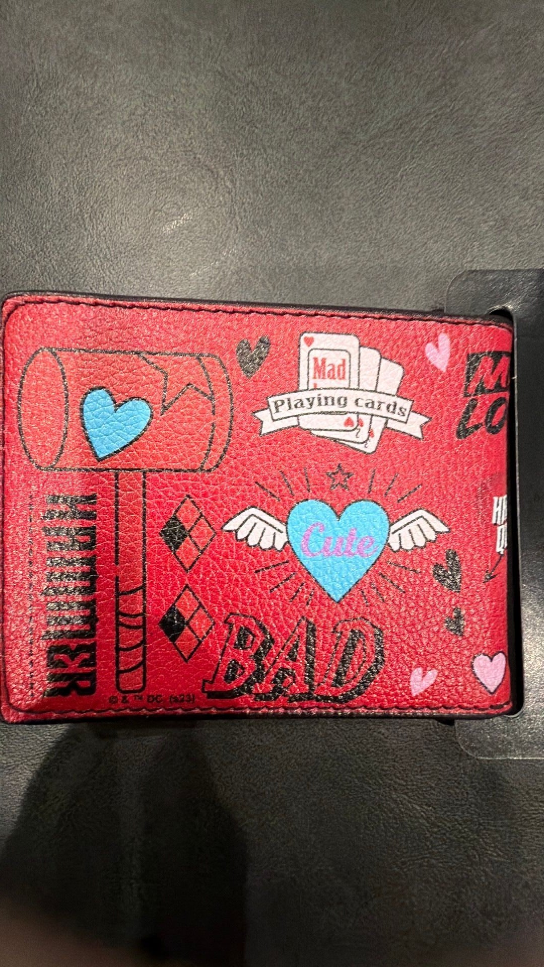 Harley Quinn bifold wallet NWT