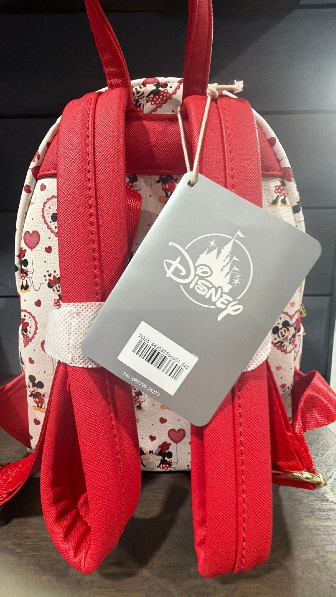 Mickey and Minnie backpack NWt