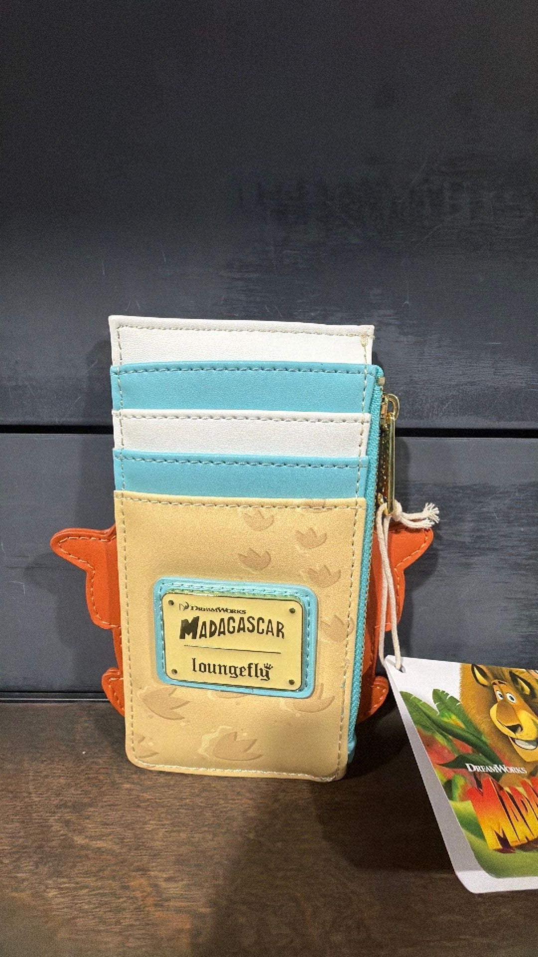Madagascar card holder wallet NWT